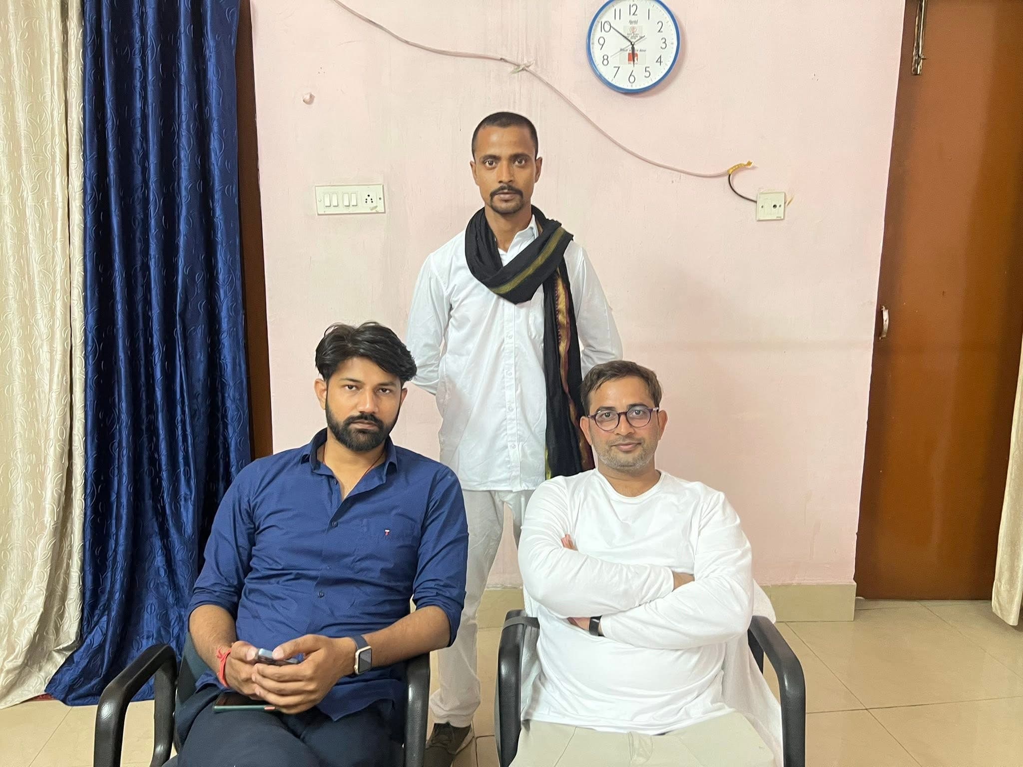 Review meeting at district office